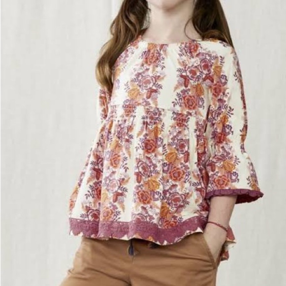 NWOT ~ MATILDA JANE ~ JUST IMAGINE ~ CHARLOTTE PEASANT TOP - SIZE 14